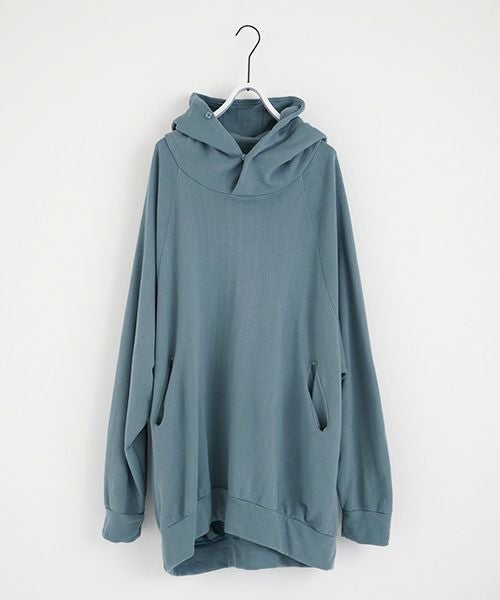VU.ヴウ.dyed neckworm hoody vu-a22-t06[BLUE BEIGE]_