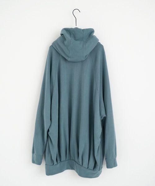 VU.ヴウ.dyed neckworm hoody vu-a22-t06[BLUE BEIGE]_