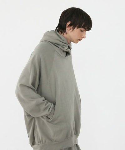 VU.ヴウ.dyed neckworm hoody vu-a22-t06[GREEN GRAY]:s