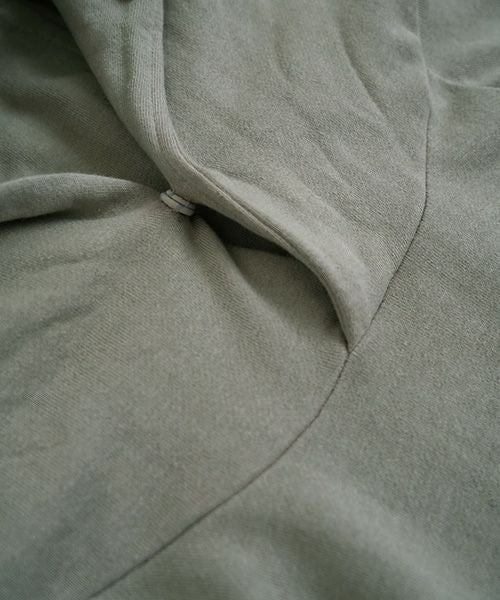 VU.ヴウ.dyed neckworm hoody vu-a22-t06[GREEN GRAY]:s