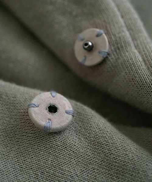 VU.ヴウ.dyed neckworm hoody vu-a22-t06[GREEN GRAY]:s