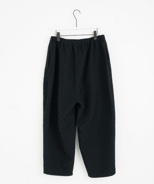VU.ヴウ.zigzag wide easy pants vu-a22-p07[black Herringbone]:s_