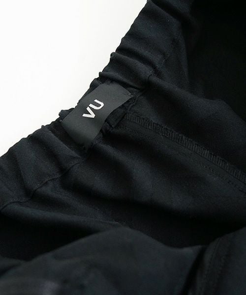 VU.ヴウ.zigzag wide easy pants vu-a22-p07[black Herringbone]:s_