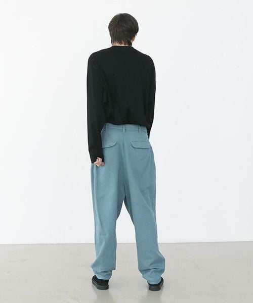 VU.ヴウ.dyed tapered pants vu-a22-p08[BLUE BEIGE]_