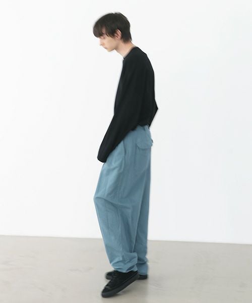 VU.ヴウ.dyed tapered pants vu-a22-p08[BLUE BEIGE]_
