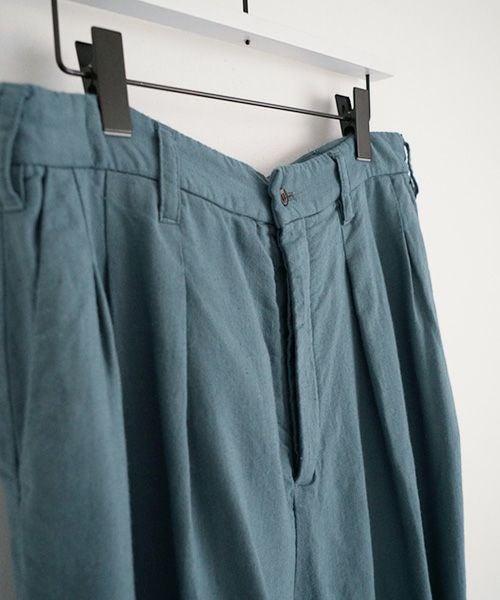 VU.ヴウ.dyed tapered pants vu-a22-p08[BLUE BEIGE]_