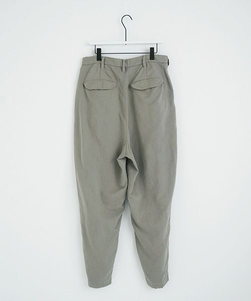 VU.ヴウ.dyed tapered pants vu-a22-p08[GREEN GRAY]:s_