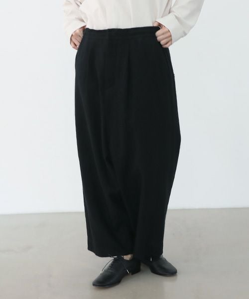 VU.ヴウ.wide silhouette pants vu-a22-p09[BLACK]