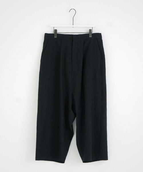 VU.ヴウ.wide silhouette pants vu-a22-p09[BLACK]