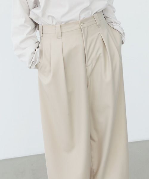 VU.ヴウ.knee wide pants vu-a22-p10[OFF WHITE]_