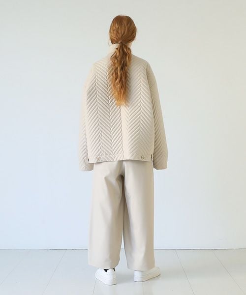 VU.ヴウ.zigzag stand collar bluson vu-a22-b12[OFF WHITE]_