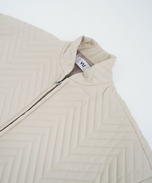 VU.ヴウ.zigzag stand collar bluson vu-a22-b12[OFF WHITE]_