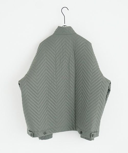 VU.ヴウ.zigzag stand collar bluson vu-a22-b12[GREEN GRAY]_