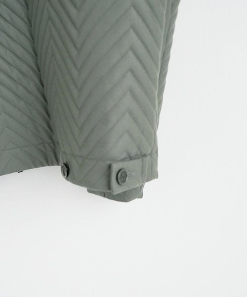 VU.ヴウ.zigzag stand collar bluson vu-a22-b12[GREEN GRAY]_