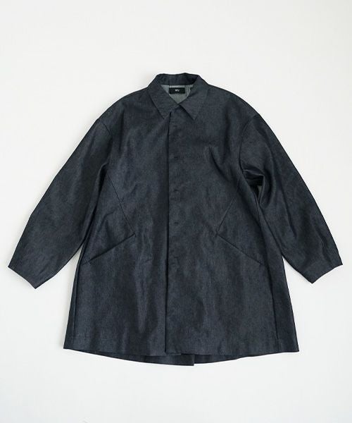 VU.ヴウ.sten collar coat vu-a22-c14[DEEP BLUE]:s_