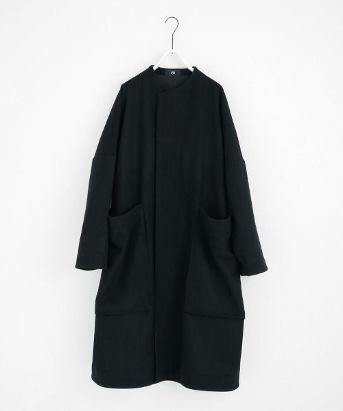 VU.ヴウ.no collar coat vu-a22-c15[BLACK]:s