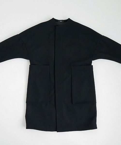 VU.ヴウ.no collar coat vu-a22-c15[BLACK]:s