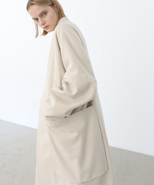 VU.ヴウ.no collar coat vu-a22-c15[OFF WHITE]_