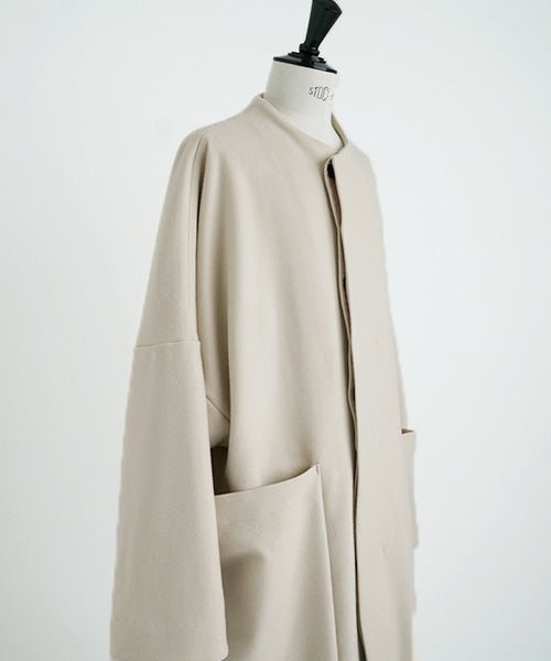 VU.ヴウ.no collar coat vu-a22-c15[OFF WHITE]_