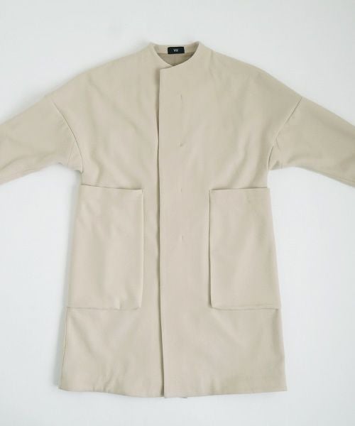 VU.ヴウ.no collar coat vu-a22-c15[OFF WHITE]_