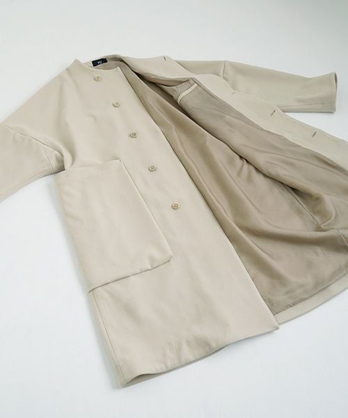 VU.ヴウ.no collar coat vu-a22-c15[OFF WHITE]_