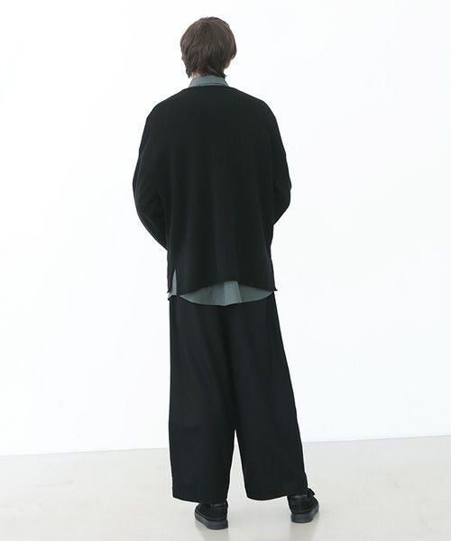 VU.ヴウ.cashmere crew neck knit vu-a22-k16[BLACK]:s_