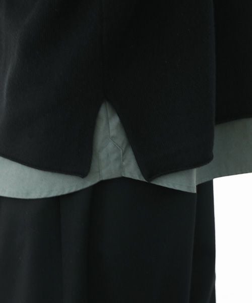 VU.ヴウ.cashmere crew neck knit vu-a22-k16[BLACK]:s_