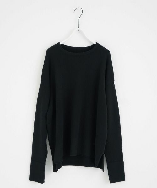 VU.ヴウ.cashmere crew neck knit vu-a22-k16[BLACK]:s_