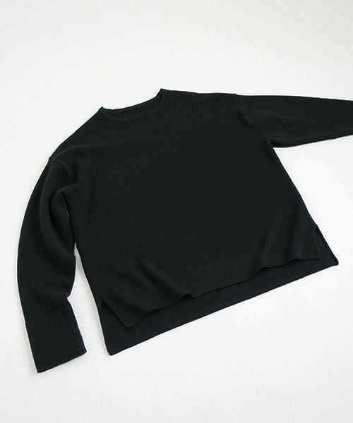 VU.ヴウ.cashmere crew neck knit vu-a22-k16[BLACK]:s_