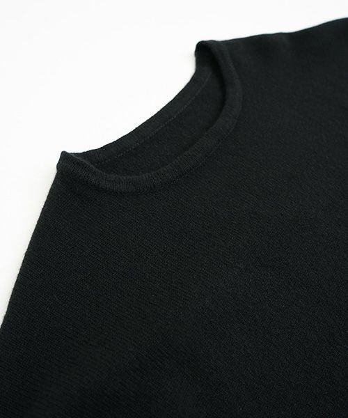 VU.ヴウ.cashmere crew neck knit vu-a22-k16[BLACK]:s_