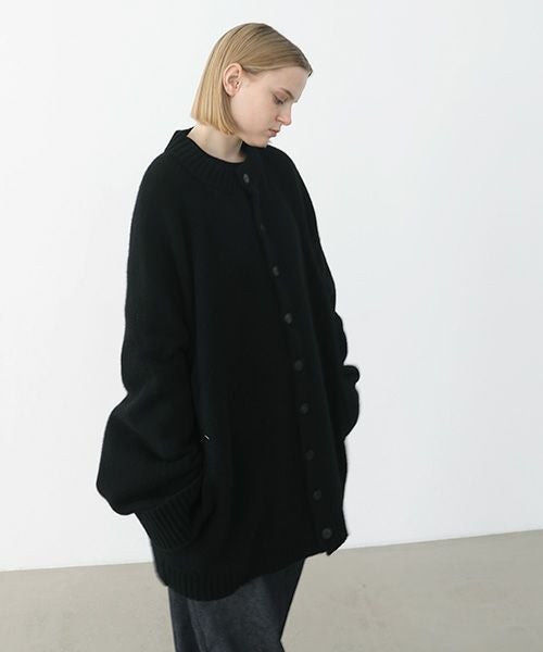 VU.ヴウ.zigzag knit cardigan vu-a22-k18[BLACK]_