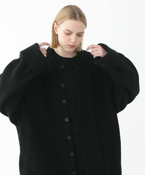 VU.ヴウ.zigzag knit cardigan vu-a22-k18[BLACK]_