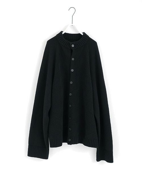 VU.ヴウ.zigzag knit cardigan vu-a22-k18[BLACK]_