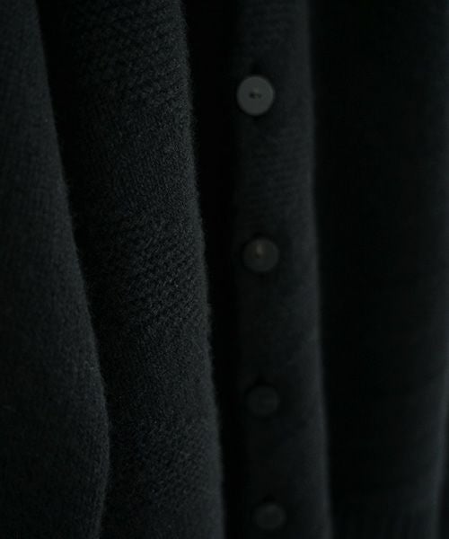VU.ヴウ.zigzag knit cardigan vu-a22-k18[BLACK]_