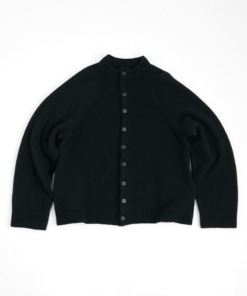 VU.ヴウ.zigzag knit cardigan vu-a22-k18[BLACK]_
