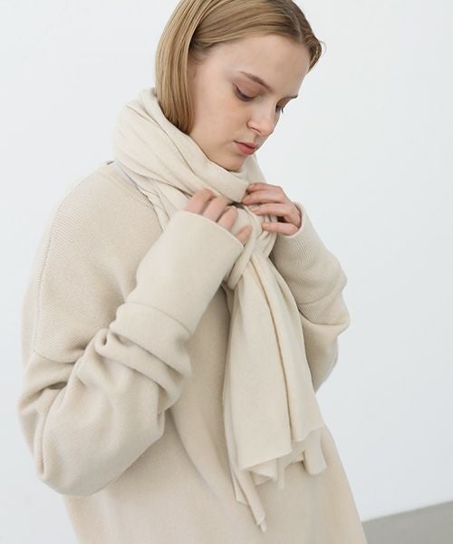 VU.ヴウ.baby cashmere knit stole vu-a22-k19[BANIRA]_