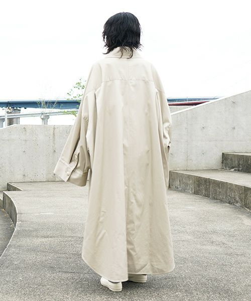 Edwina Horl シルクビッグトレンチコート Edwina Hoerl COAT[1/EH35C-01/D]_