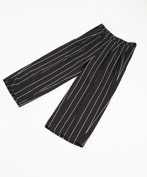 ohta.オオタ.stripe wide pants [pt-34S]