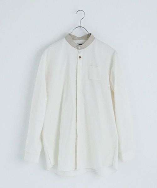 ohta.オオタ.white organic shirt [st-64W]