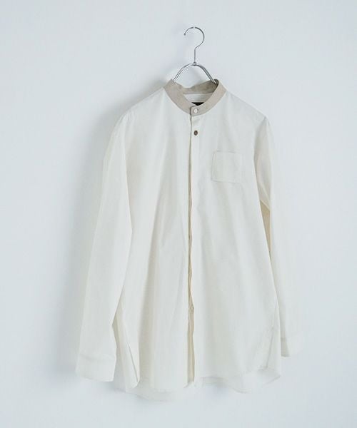ohta.オオタ.white organic shirt [st-64W]