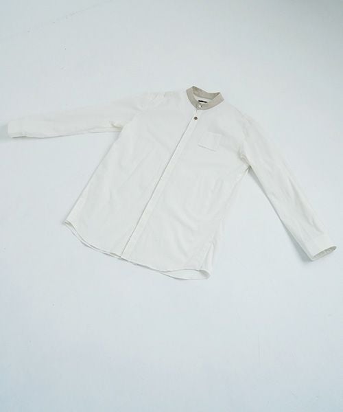 ohta.オオタ.white organic shirt [st-64W]
