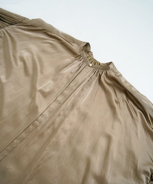 新品 suzuki takayuki chiffon blouse ベイリーフ suzuki takayuki スズキタカユキ puff-sleeve blouse [T001-12/bay leaf]