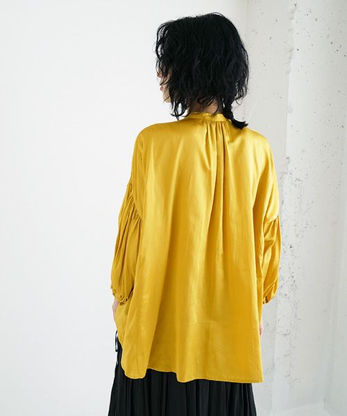 suzuki takayuki スズキタカユキ puff-sleeve blouse [T001-12/ginkgo]