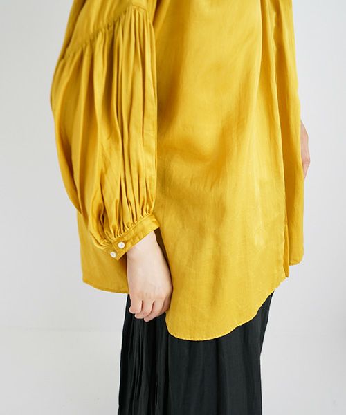スズキタカユキsuzuki takayuki puffsleeve blouse suzuki takayuki スズキタカユキ puff-sleeve blouse [T001-12/ginkgo]