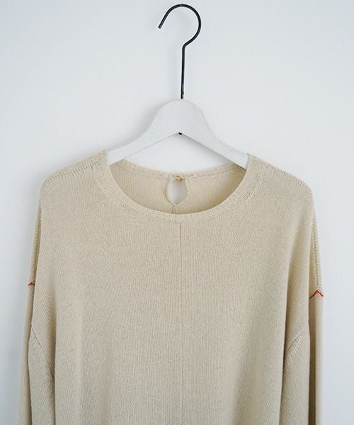 suzuki takayuki.スズキタカユキ.knitted pullover [A231-04/nude]