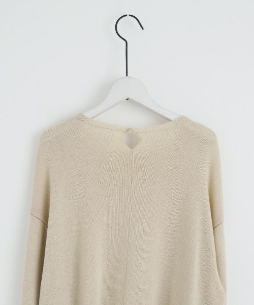 suzuki takayuki.スズキタカユキ.knitted pullover [A231-04/nude]