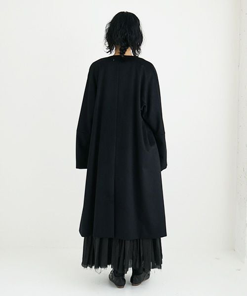 suzuki takayuki.スズキタカユキ.no-collar coat [A231-15/black]