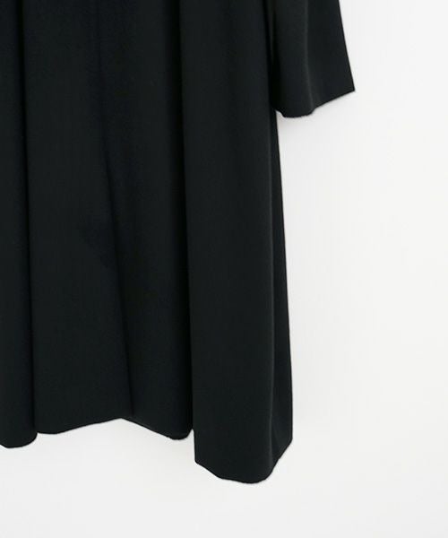 suzuki takayuki.スズキタカユキ.no-collar coat [A231-15/black]