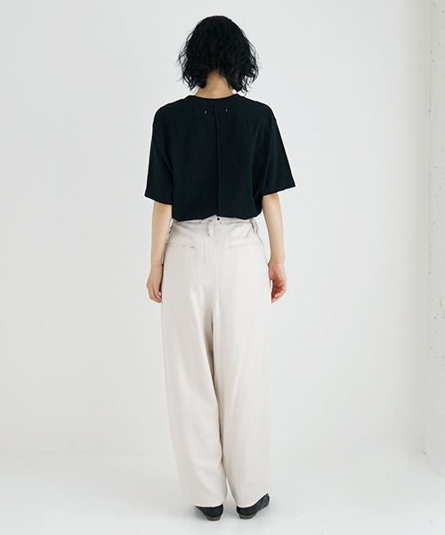 suzuki takayuki スズキタカユキ wide legged pants Ⅰ [A232-13-1/nude]