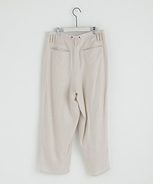 suzuki takayuki.スズキタカユキ.wide legged pants Ⅰ.[A232-13-1/nude]